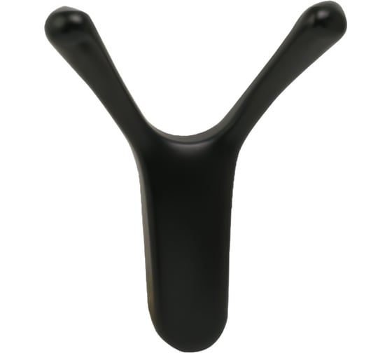 Изображение товара Крючок MF R24, 2-рожковый, черный матовый 11319v