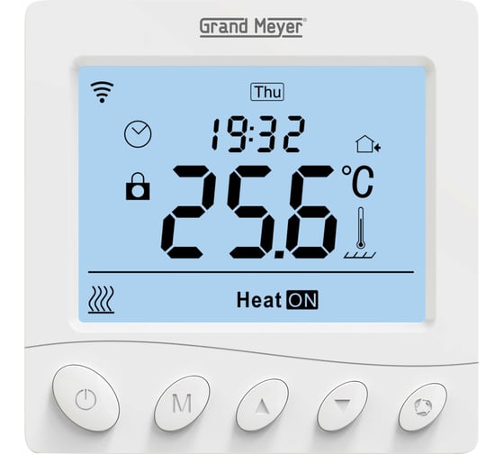 Изображение товара Терморегулятор Wi-Fi белый Grand Meyer W350