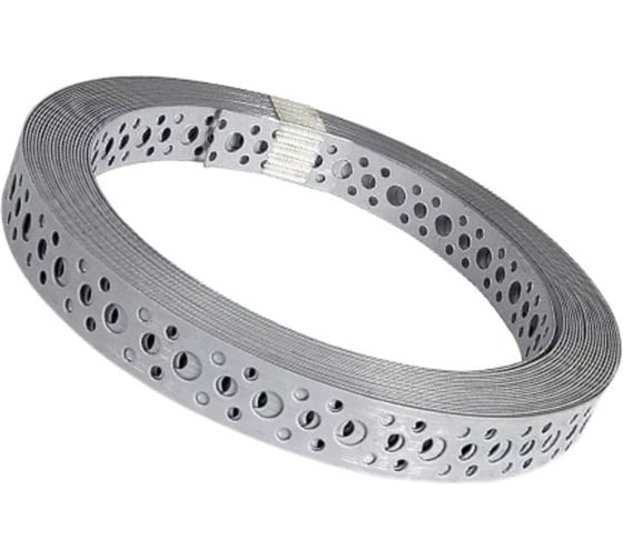 Изображение товара Перфорированная лента ПРОММЕТАЛЛ 12x0.5, 25м Прямая ПЛП12х0.5-25