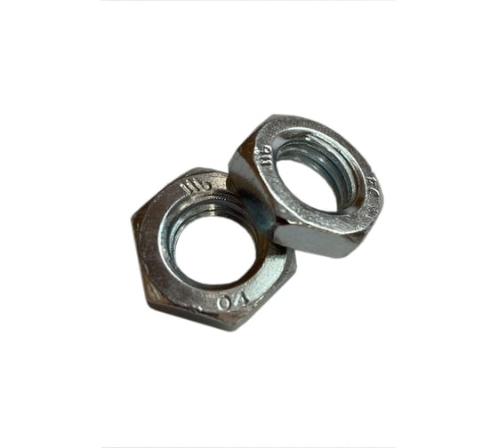 Изображение товара Гайка ZAMETAL низкая, шестигранная М10 DIN 439, оц., 500 шт ZA511775