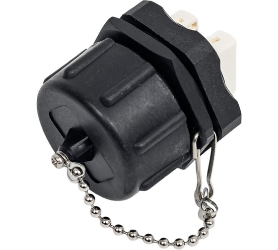 Изображение товара Индустриальный модуль LANMASTER Keystone RJ45, категория6, STP, 180 градусов, IP68 LAN-OK45S6/180-WP