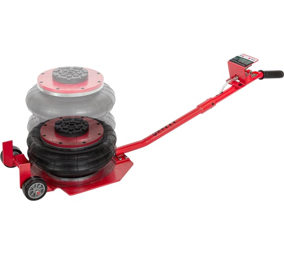 Изображение товара Домкрат подкатной пневматический Rockforce 3.5 т, 6-12 Бар, h min 135мм, h max 450мм, 3 подушки, Ø270мм RF-YHQD-3WT-270B NEW/3,5/(51126)