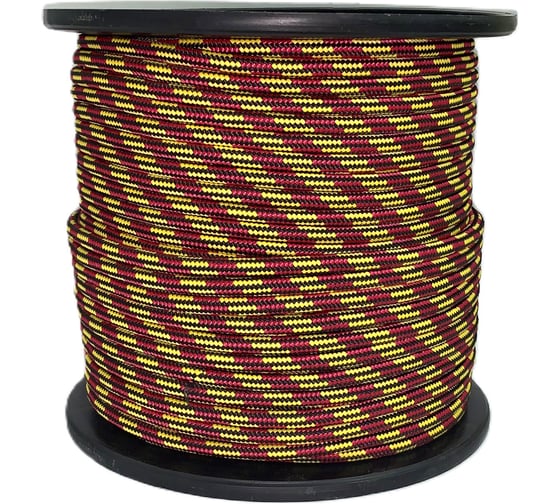 Изображение товара Шнур Сибшнур ПП, 10 мм, 150 м, 24 прядный, на катушке 21006