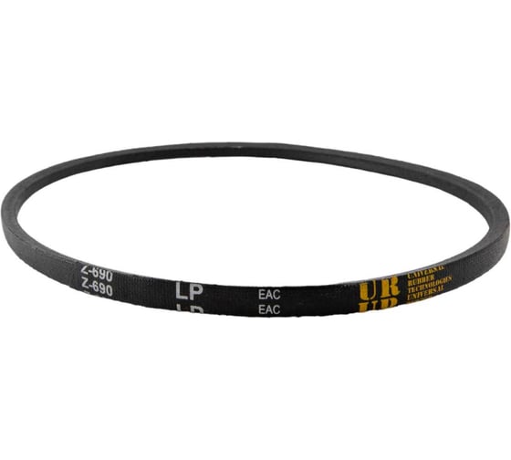 Изображение товара Клиновой ремень УРТ Z-690 ГОСТ 1284.2-89, 1шт 09992-рем.клин._Z-690