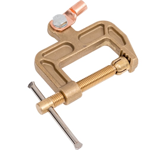 Изображение товара Зажим на массу латунный Aurora C-500 (струбцина, 500А, 35-70мм²) 38417