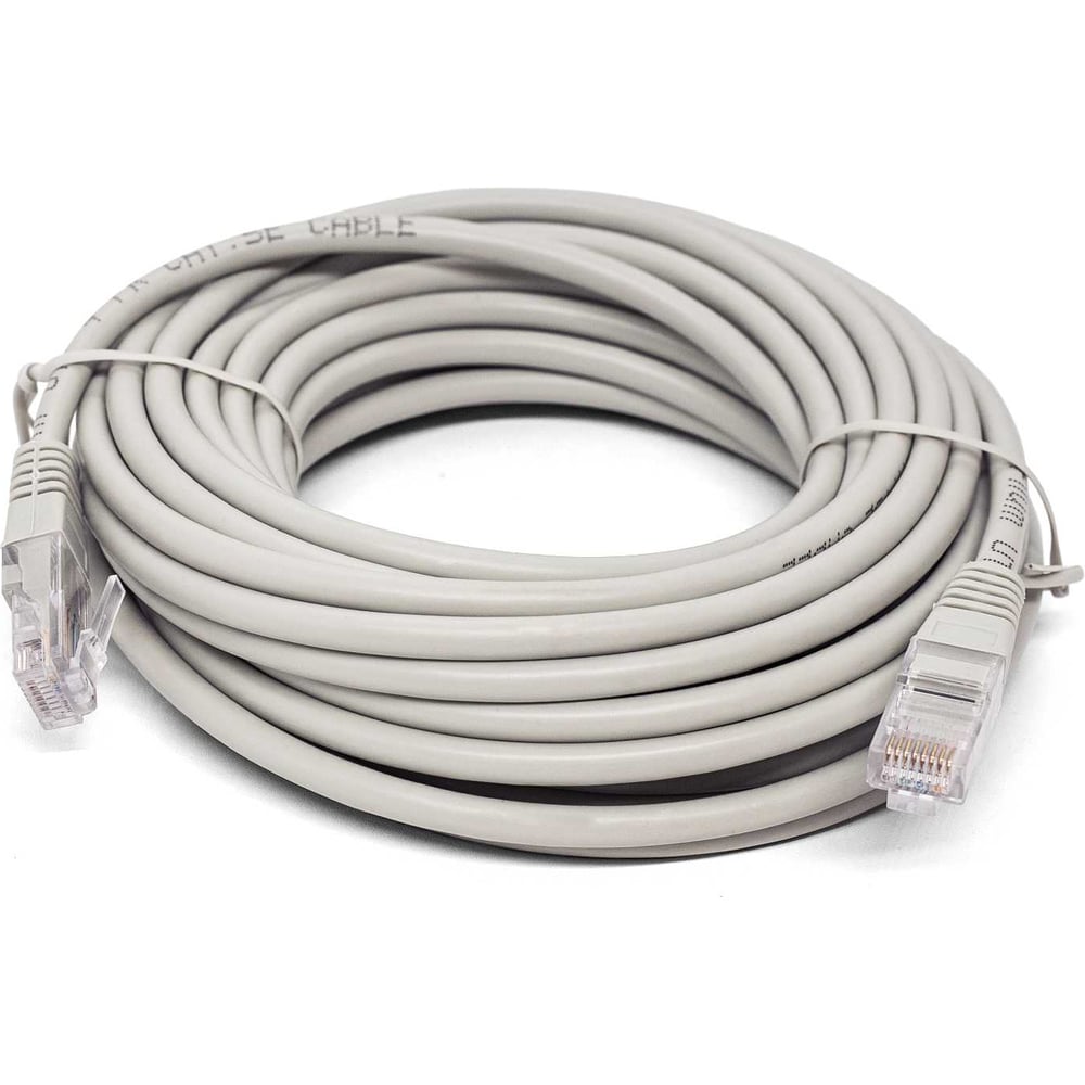 Изображение товара Кабель патч-корд Filum U/UTP 6 кат 15м с разъемами RJ-45 серый