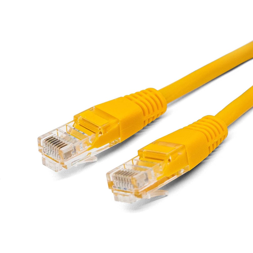 Изображение товара Кабель патч-корд Filum U/UTP 6 кат. 3м 26AWG(7x0.16 мм), чистая медь, LSZH, желтый FL-U6-C-LSZH-3M-Y