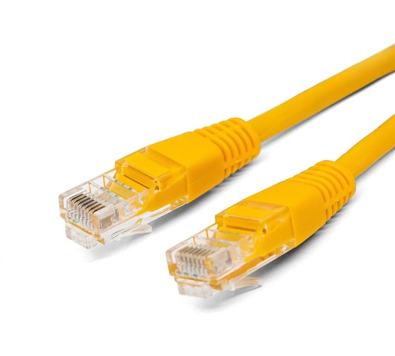 Изображение товара Кабель патч-корд Filum U/UTP 6 кат. 5м 26AWG(7x0.16 мм), чистая медь, LSZH, желтый FL-U6-C-LSZH-5M-Y