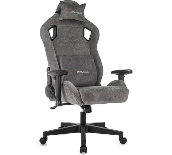 Изображение товара Игровое кресло ZOMBIE Ghost Fabric серый Light-19 крестов, пластик 2073794