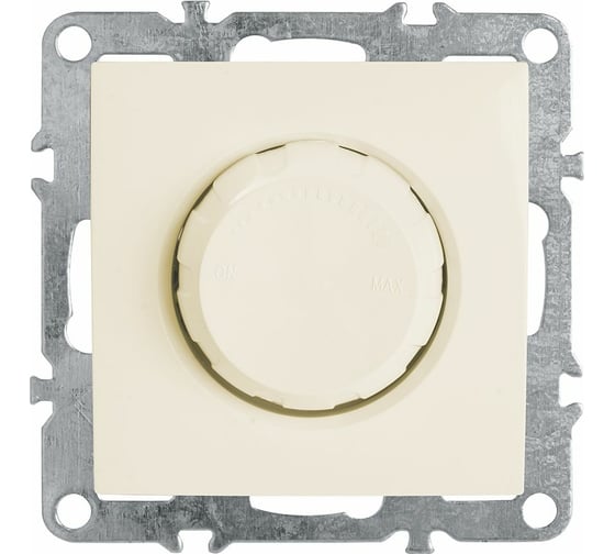 Изображение товара Диммирующий выключатель STEKKER механизм, PSW10-9106-02, 250В, 600W, серия Эрна, слоновая кость 39324