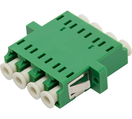 Изображение товара Оптический адаптер LANMASTER LC, SM/APC, корпус SC, дуплекс, квадро LAN-4LCS-AM-APC