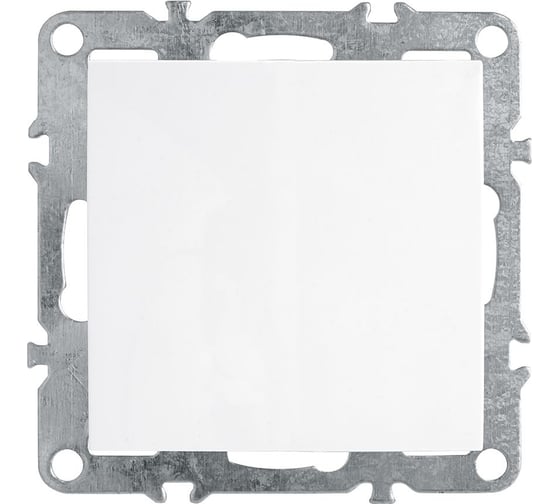 Изображение товара 1-клавишный выключатель STEKKER механизм, 250В, 10А, серия Эрна, белый PSW10-9103-01 39311