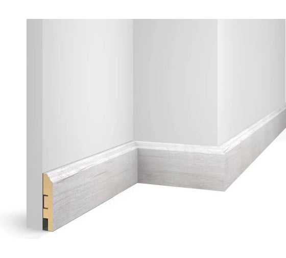 Изображение товара Плинтус Artiva 80x16x1800мм МДФ дуб Эффект светло-серый RTV080.02.03 00-00073514