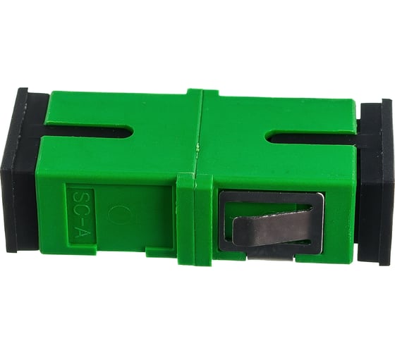 Изображение товара Оптический адаптер LANMASTER SC/APC, без фланцев, SM, симплексный LAN-SC/NF-AM-APC