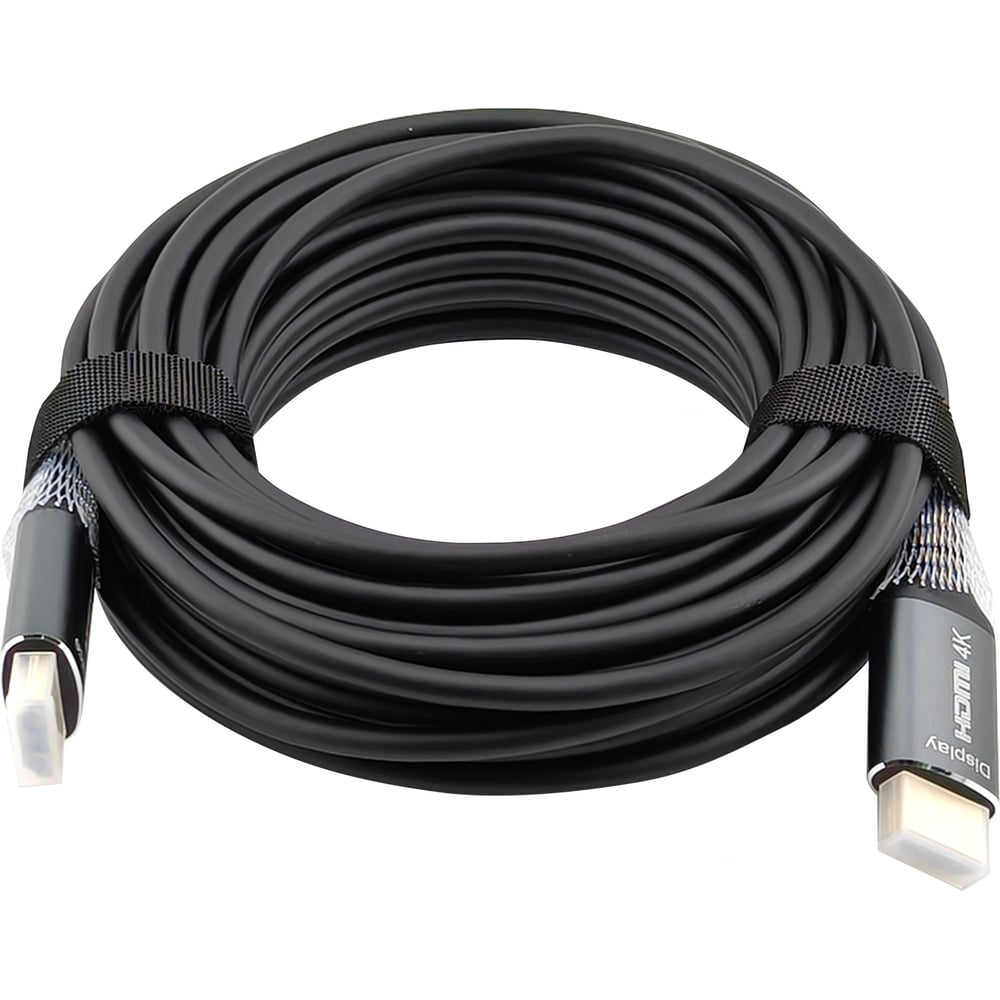 Кабель аудио-видео CACTUS CS-HDMI-AOC-2-10 HDMI (m)/HDMI (m) 10м. позолоченный контакт черный 2048972