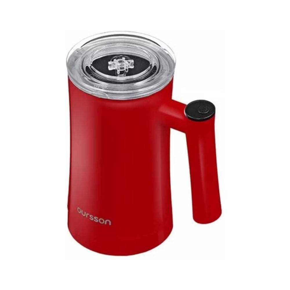 Изображение товара Вспениватель молока OURSSON MK3500D/RD с подогревом и антипригарным покрытием