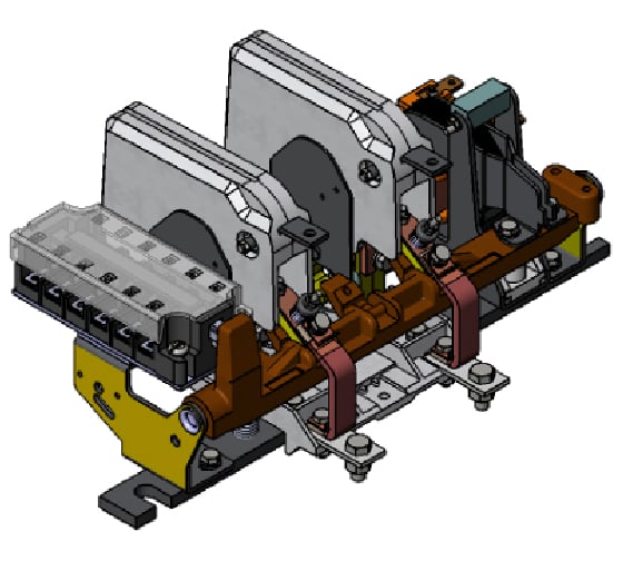 Изображение товара Контактор ООО ЗАВОД "ЭЛЕКТРОКОНТАКТОР" КТ-6032 У3 250А, 380В 00-00004956