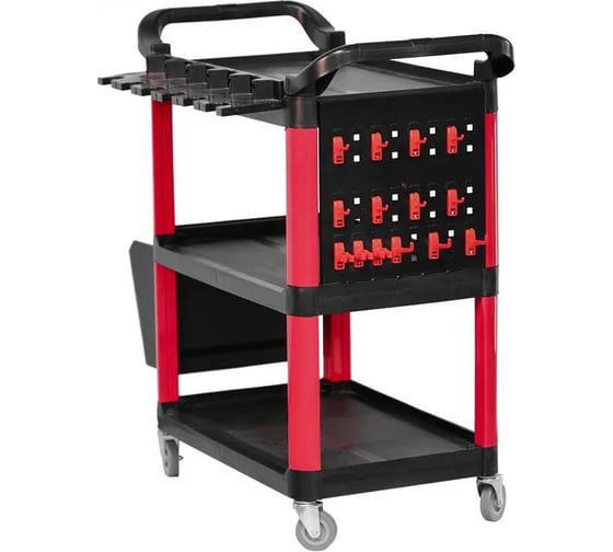 Изображение товара Тележка для детейлинга с 3мя полками A1 Tools 1+2 ЛОТКА (отдельно) 100ST017 + 2 ЛОТКА