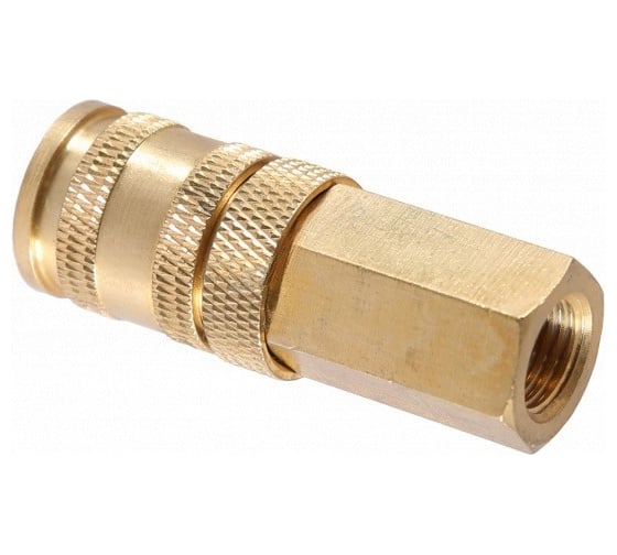 Изображение товара Разъем NORDBERG мама, быстросъемный - резьба F1/4", латунь NPF32B