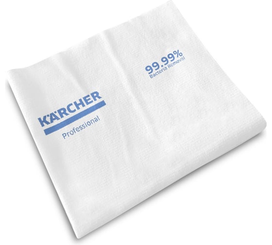Изображение товара Одноразовые салфетки из микроволокна Karcher синие 34x29,5 см 6.999-325.0