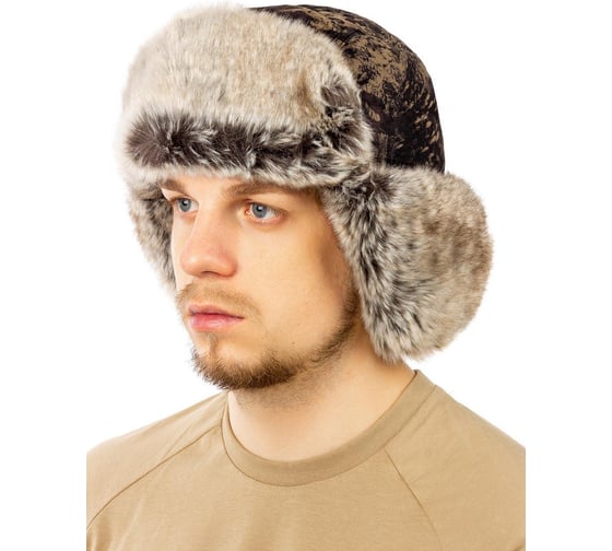 Изображение товара Шапка-ушанка ORION Active Буран зеленый шельф 4660335520145