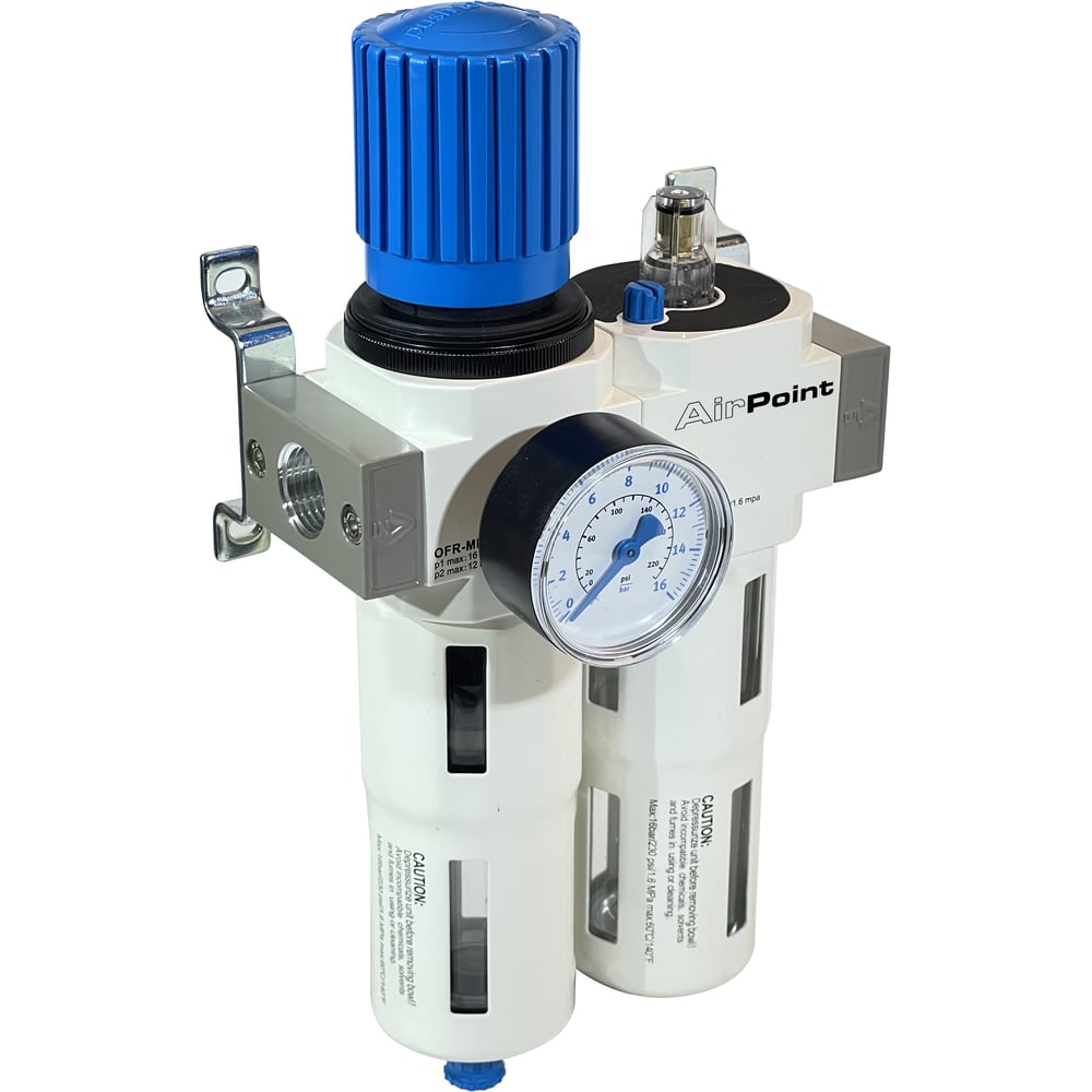 Изображение товара Блок подготовки воздуха AirPoint OU 1/2F MIDI SAD полуавтоматический клапан