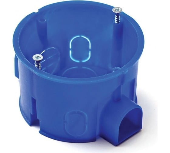 Изображение товара Монтажная коробка УРАЛ ПАК УПс 68х45 для твердых стен, саморезы, стык узлы, 200 шт, IP20 КУ-50033068-200