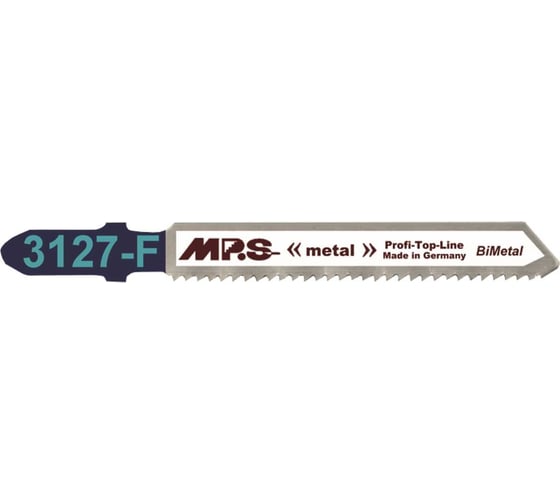 Изображение товара Полотно для лобзика MPS по нержавеющей стали, листовой стали, оргстеклу (T118EFS), 5 шт 3127-F-5