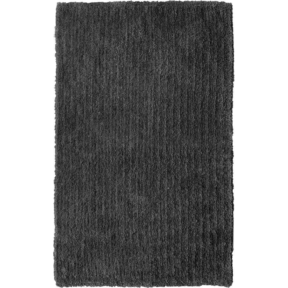 Изображение товара Коврик для ванной комнаты FORA микрофибра, 50х80 см, SHINY черный FOR-MCF-SHI50-80BK