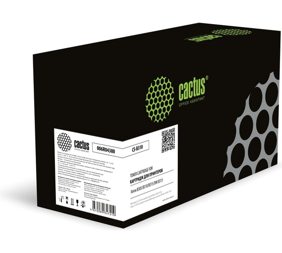 Изображение товара Картридж лазерный Cactus CS-B310 006R04380 черный, 8000 стр., для Xerox B305/B310/B315/DNI B315 2061690