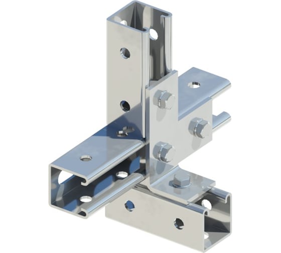 Изображение товара Пластина T-образная ООО "СТАЛЬНЫЕ СИСТЕМЫ" гнутая слева, гор. цинк SR53-200