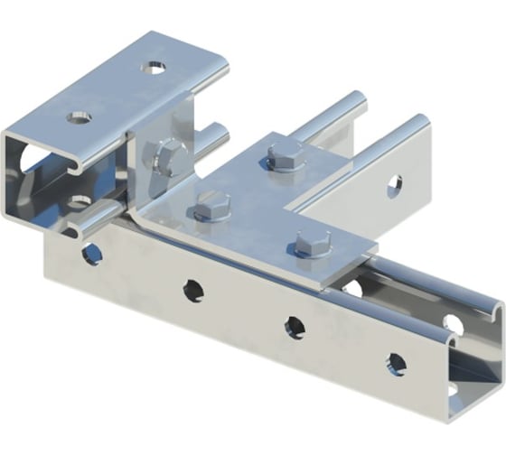 Изображение товара Пластина T-образная ООО "СТАЛЬНЫЕ СИСТЕМЫ" гнутая справа, гор. цинк SR54-200