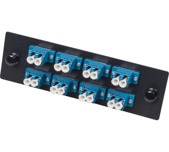 Изображение товара Адаптерная панель LANMASTER для кроссов LAN-FOBM, с 8 дуплексными адаптерами LC/OS2 LAN-APM-8x2LC/OS2