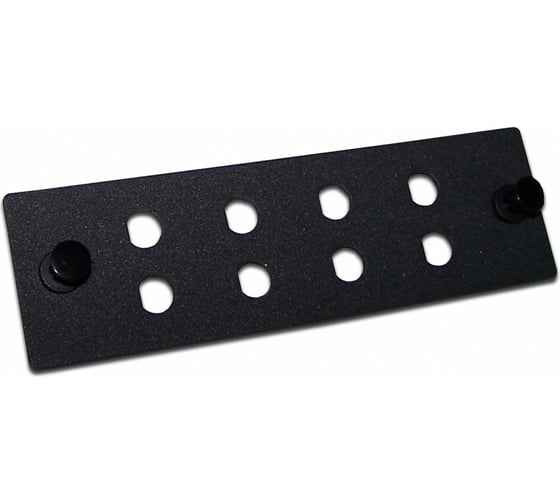 Изображение товара Адаптерная панель LANMASTER на 8 симплексных FC адаптеров, для кроссов LAN-FOBM, черная LAN-APM-8FC