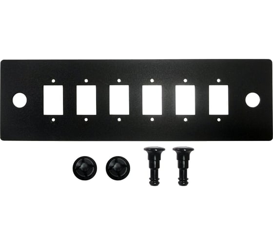 Изображение товара Адаптерная панель LANMASTER на 6 MPO адаптеров, для кроссов LAN-FOBM LAN-APM-6MPO