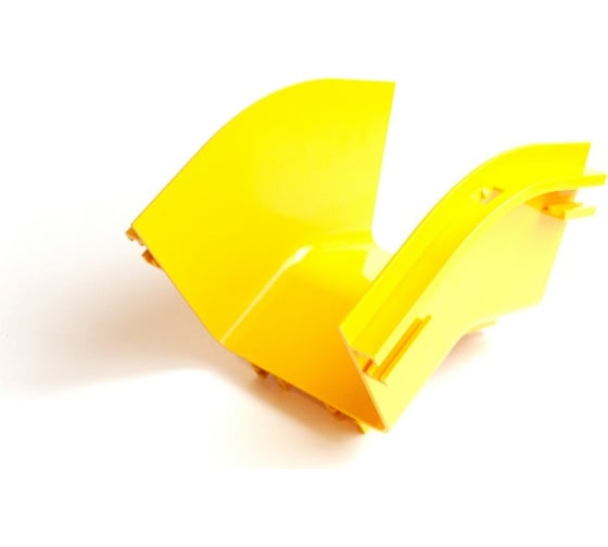 Изображение товара Внешний изгиб оптического лотка LANMASTER 45, 120 мм, желтый LAN-OT120-EC45