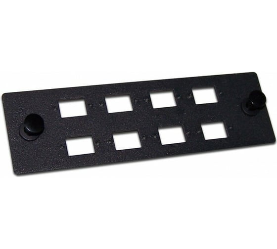 Изображение товара Адаптерная панель LANMASTER на 8 SC адаптеров, для кроссов LAN-FOBM, черная LAN-APM-8SC