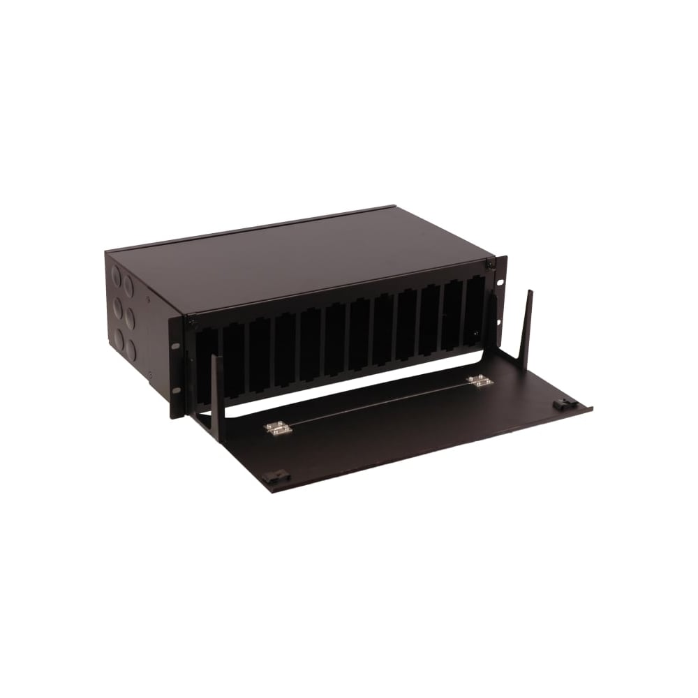 Изображение товара Бокс LANMASTER MPO, 19, на 12 кассет, 3U, черный LAN-FOBM-12MCS-3U Изображение товара Бокс LANMASTER MPO, 19, на 12 кассет, 3U, черный LAN-FOBM-12MCS-3U