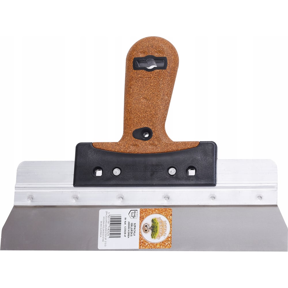 Изображение товара Нержавеющий шпатель фасадный Olejnik 280мм ручка пробка 123928-K