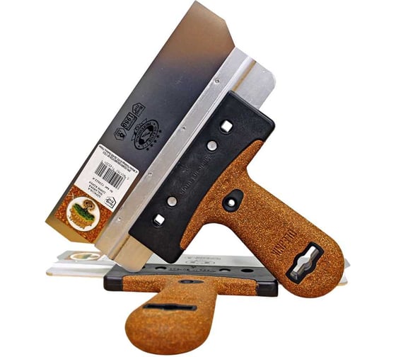 Изображение товара Нержавеющий шпатель фасадный Olejnik 280мм ручка пробка 123928-K