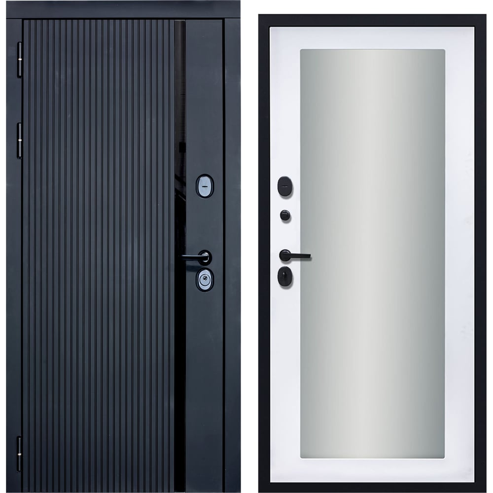 Изображение товара Дверь DIVA ДХ-46 с зеркалом и шумоизоляцией, 2050х860, левая