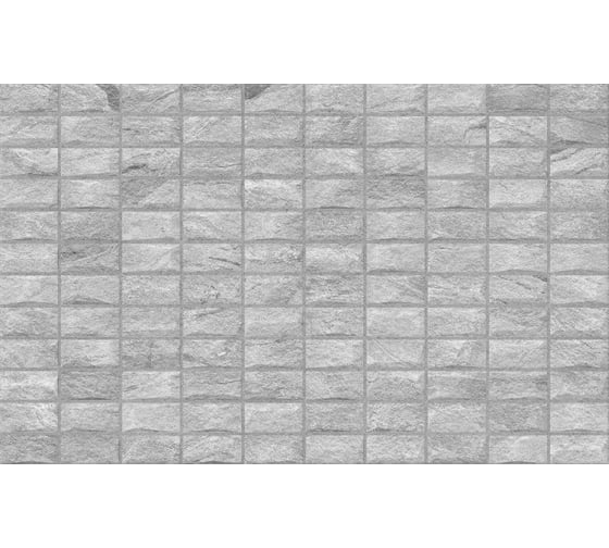 Изображение товара Плитка настенная Gracia Ceramica Стрим серый низ 02 25x40 см, 1,4 м2, 14 шт. СК000043385