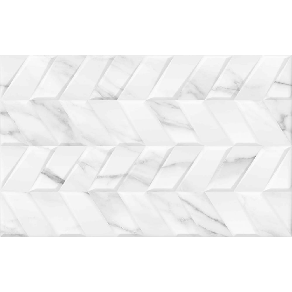 Изображение товара Настенная керамическая плитка Gracia Ceramica Нова белый низ 02 25x40 см для стен