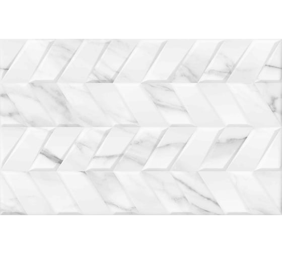 Изображение товара Плитка настенная Gracia Ceramica Нова белый низ 02 25x40 см, 1,4 м2, 14 шт. СК000043402