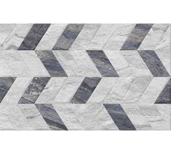 Изображение товара Плитка настенная Gracia Ceramica Стрим серый низ 03 25x40 см, 1,4 м2, 14 шт. СК000043386