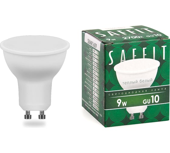 Изображение товара Светодиодная лампа SAFFIT SBMR1609 9W GU10 2700K 230V MR16 55148