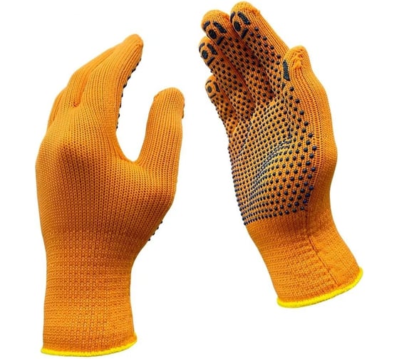 Изображение товара Перчатки рабочие Master-Pro® НОРД (САЯНЫ), акриловые с морозостойким ПВХ покрытием, размер 10 (XL) 20 пар 7810-AQPVC-OR-20