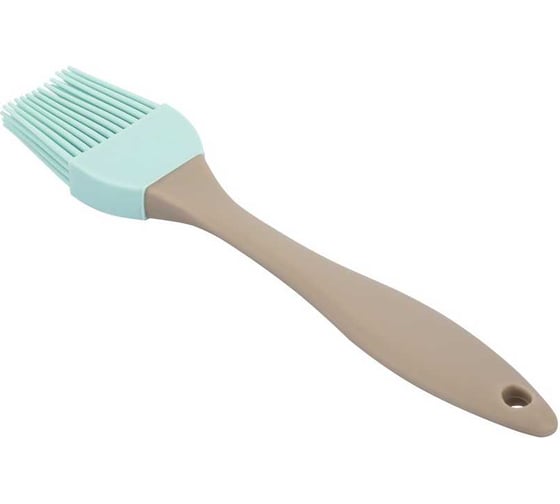 Изображение товара Кисточка кулинарная Regent inox силиконовая, 17 см, бежевая с мятным, Linea Silicone 93-SI-CU-11.9