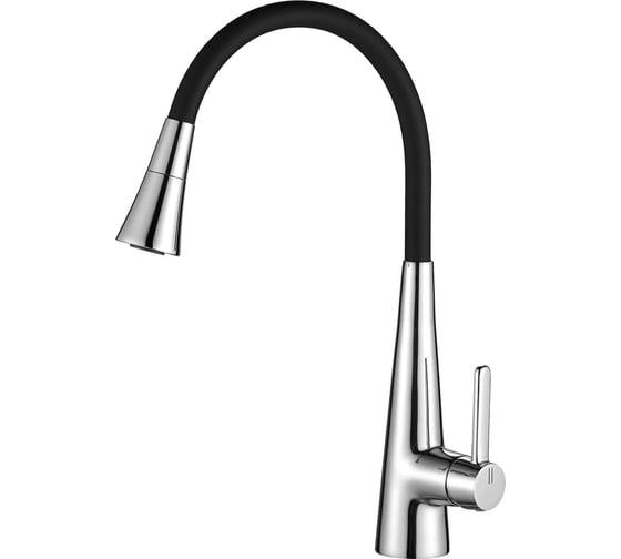 Изображение товара Смеситель для кухни с гибким изливом Rose R213C