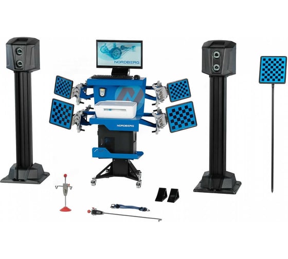 Изображение товара Стенд сход-развал 3D для грузовых авто NORDBERG синий C804 TRUCK (5005)